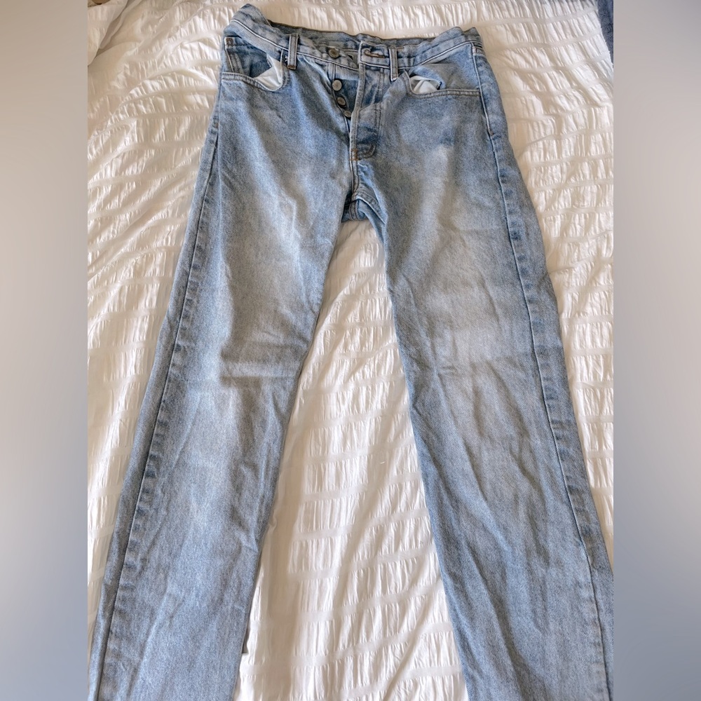 J. GALT jeans, wide leg, high rise jeans
